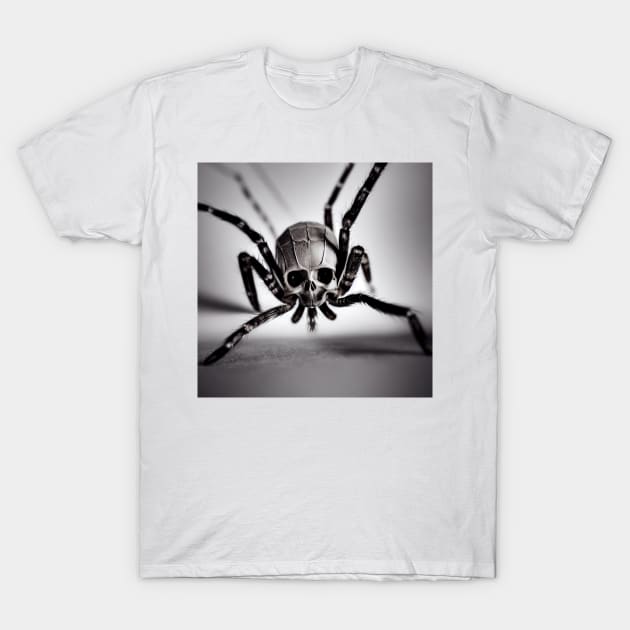 Skeleton Spider T-Shirt by Happy Woofmas